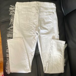 7 For All ManKind white Jean